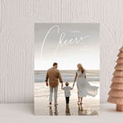 "Vintage Elegance" - Holiday Cards in Snow by Kristie Kern - Front