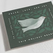 "Peace to you" - Holiday Cards in Forest by Amy Kross - Detail