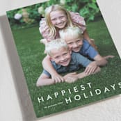"Happy moments" - Holiday Cards in Cotton by Stacey Meacham - Detail