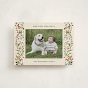 "Highlands" - Holiday Cards in Cornflower by Sarah Knight - Front