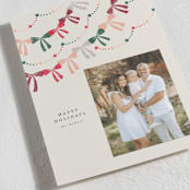 "bow garland" - Holiday Cards in Candied Apple by Vivian Yiwing - Detail