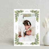 "Petite Pines" - Holiday Cards in Pine by Paper Raven Co. - Front