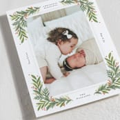 "Petite Pines" - Holiday Cards in Pine by Paper Raven Co. - Detail
