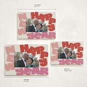 "Fun New Year" - Holiday Cards in Gumdrop by Lori Wemple - Formats Available