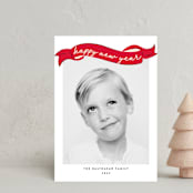 "spool" - Holiday Cards in Crimson by Jennifer Lew - Front
