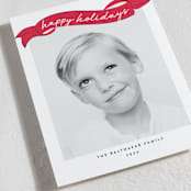 "spool" - Holiday Cards in Crimson by Jennifer Lew - Detail