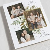 "Scrapbook Pines" - Holiday Cards in Honey by Alethea and Ruth - Detail