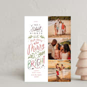 "No Silent Nights" - Holiday Cards in Festive by Alethea and Ruth - Front