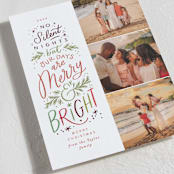 "No Silent Nights" - Holiday Cards in Festive by Alethea and Ruth - Detail