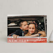 "Subtle grace" - Holiday Cards in Frost by Cass Loh - Front