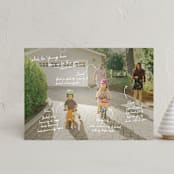 "Update" - Holiday Cards in Snow by Kennedi Shaw - Front
