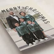 "Curve" - Holiday Cards in Eggnog by Brianne Larsen - Detail