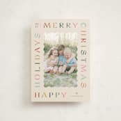 "Sugar Cookie" - Holiday Cards in Vanilla by Jennifer Wick - Front