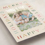 "Sugar Cookie" - Holiday Cards in Vanilla by Jennifer Wick - Detail