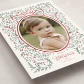 "Charming" - Holiday Cards in Cherry by Tamara Hilje - Detail