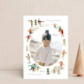 "Skate!" - Holiday Cards in Forest by Morgan Ramberg - Front