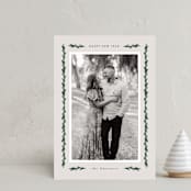 "e v e r g r e e n" - Holiday Cards in Ivory by Sara Hicks Malone - Front