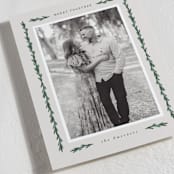 "e v e r g r e e n" - Holiday Cards in Ivory by Sara Hicks Malone - Detail
