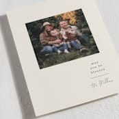 "Bounty of Blessings" - Holiday Cards in Cream by Baumbirdy - Detail