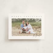 "Merry & Minimal" - Holiday Cards in Pinecone by Ekko Studio - Front