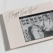 "Snap" - Holiday Cards in Latte by Lindsay Megahed - Detail
