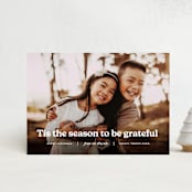 "Warmth" - Holiday Cards in Snow by Annie Clark - Front