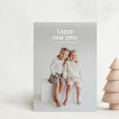 "Imprint" - Holiday Cards in Snow by Amy Kross - Front