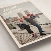 "Vintage Postcard" - Holiday Cards in Buttercream by Morgan Kendall - Detail