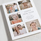 "Classic Grid" - Holiday Cards in Snow by Shari Margolin - Detail
