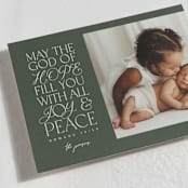"Filled With Love" - Holiday Cards in Fir by Pink House Press - Detail