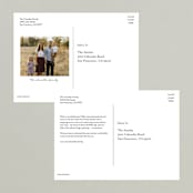 "finding joy" - Holiday Cards in Halo by Creo Study - Back of Card Options