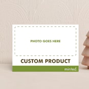 "Landscape Custom" - Holiday Cards in Charcoal by Minted Custom - Front