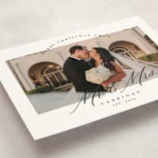 "MR. AND MRS." - Holiday Cards in Veil by Pink House Press - Detail