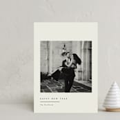 "Hartford" - Holiday Cards in Latte by Carolyn Nicks - Front