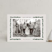 "e v e r g r e e n" - Holiday Cards in Ivory by Sara Hicks Malone - Front