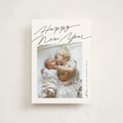 "Elements" - Holiday Cards in Coal by Pixel and Hank - Front