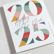 "A Year" - Holiday Cards in Fruitcake by Pixel and Hank - Detail