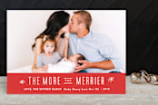 "The More, the Merrier" - Holiday Cards in Candy Cane by Carolyn MacLaren - Front
