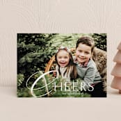 "A Time to Rejoice" - Holiday Cards in Snow by Erin Deegan - Front
