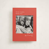 "Kinda" - Holiday Cards in Berry by Hudson meet Rose - Front