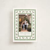 "Holly Berry Frame" - Holiday Cards in Snow by Lauren Jopling - Front