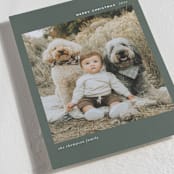 "Simple Greeting" - Holiday Cards in Fir by Ashley Iwafuchi - Detail