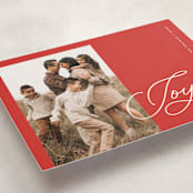 "Pure joy" - Holiday Cards in Peppermint by Michelle Taylor - Detail
