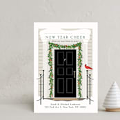 "From our home to yours" - Holiday Cards in Midnight by Susan Moyal - Front