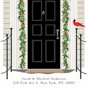 "From our home to yours" - Holiday Cards in Midnight by Susan Moyal - Detail