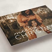 "Merry Crossmas" - Holiday Cards in Snow by Sarah Brown - Detail