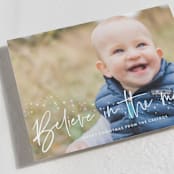 "Believe" - Holiday Cards in Snow by Annie Holmquist - Detail