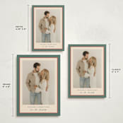 "Ribbon Frame" - Holiday Cards in Holly Sprig by Carolyn MacLaren - Formats Available