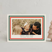 "Hudson" - Holiday Cards in Evergreen by Megan Davis - Front
