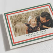 "Hudson" - Holiday Cards in Evergreen by Megan Davis - Detail
